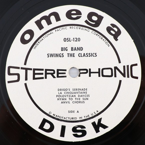 The Bob Freedman Orchestra Big Band Swings The Classics 12" LP Record Omega Disk - Picture 7 of 16